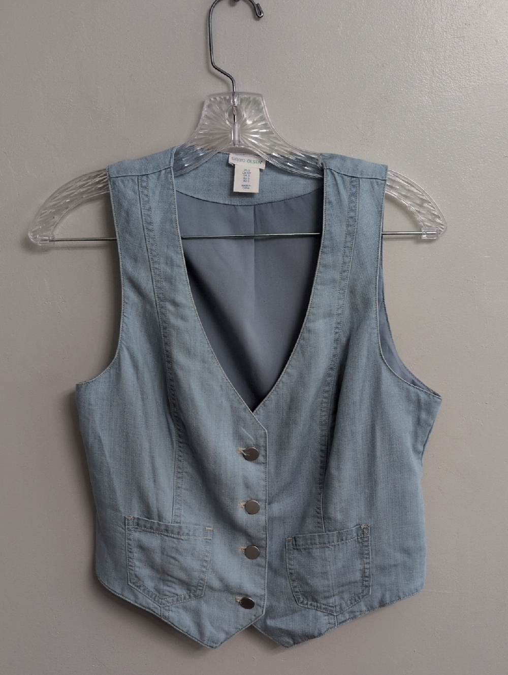 Sigrid Olsen Denim Vest